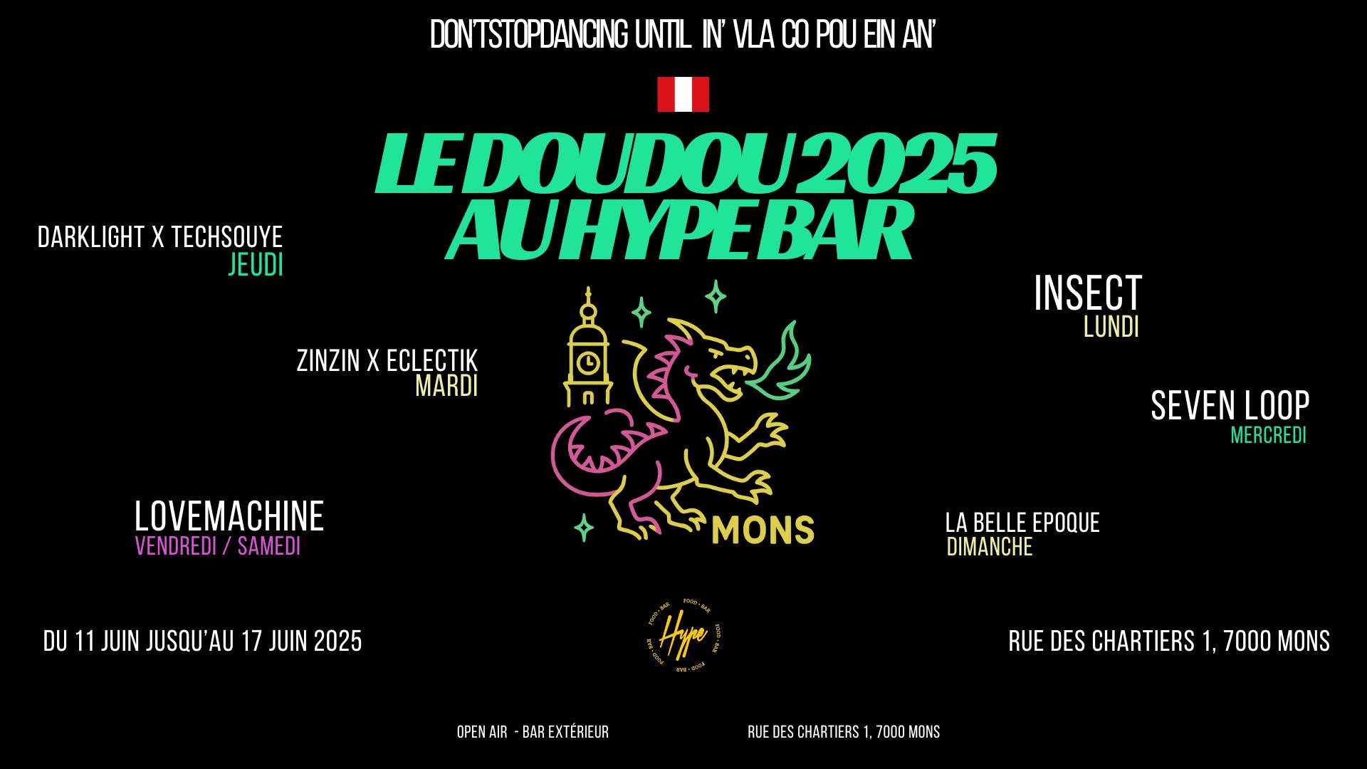 Image de l'événement Doudou au Hype