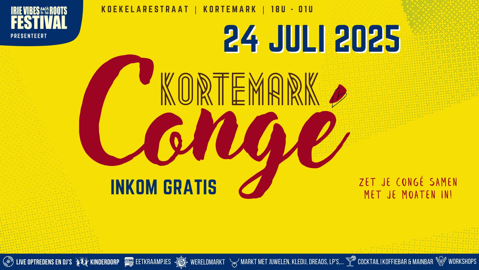 Image de l'événement Kortemark Congé 2025