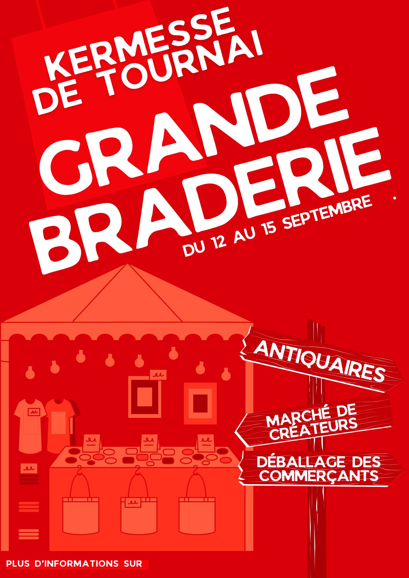 Image de l'événement Grande Braderie dans le cadre de la KERMESSE