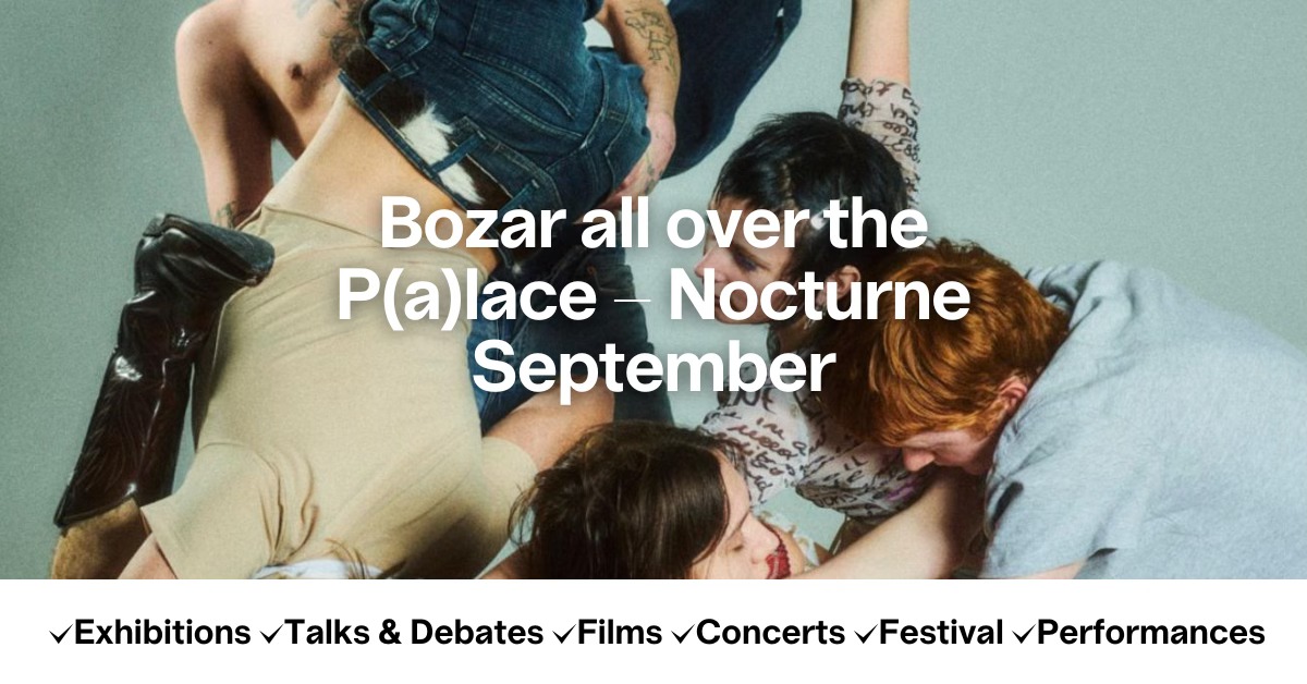 Image de l'événement Bozar all over the P(a)lace - Nocturne September