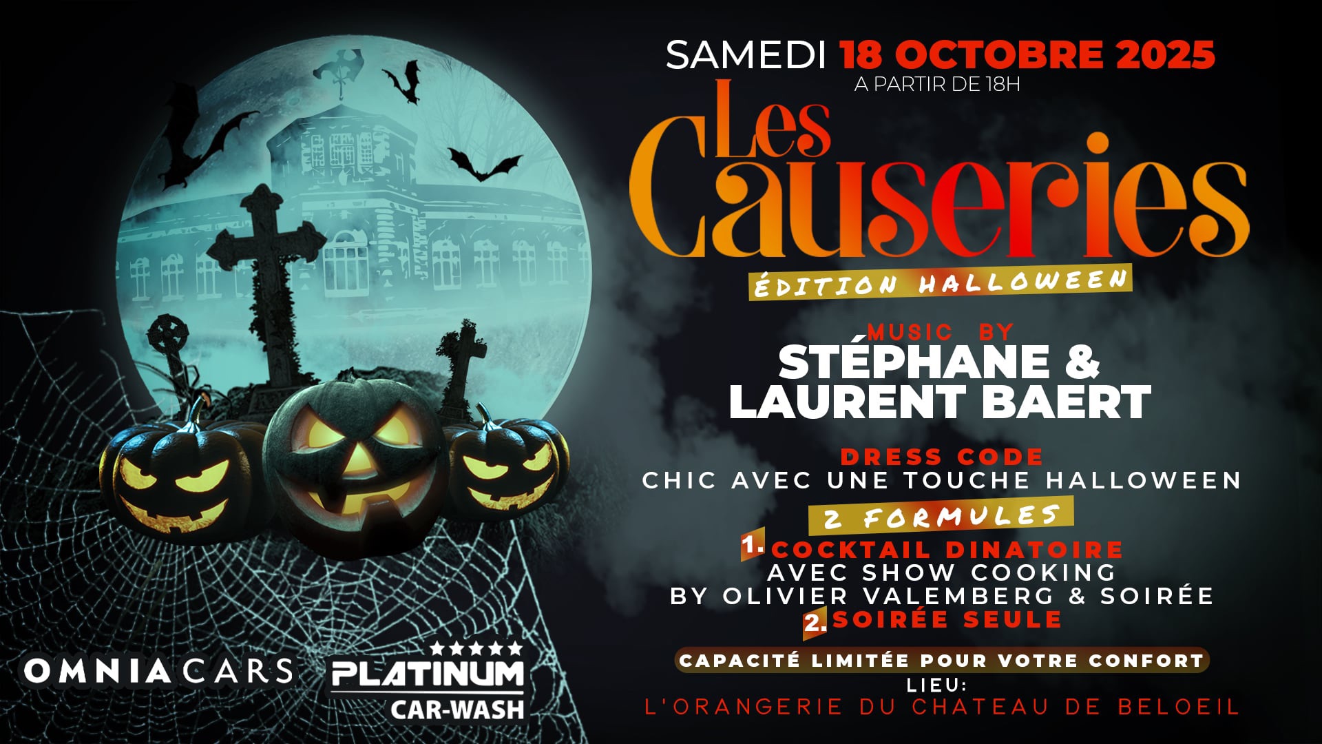 Image de l'événement Les Causeries au Château - Edition Halloween
