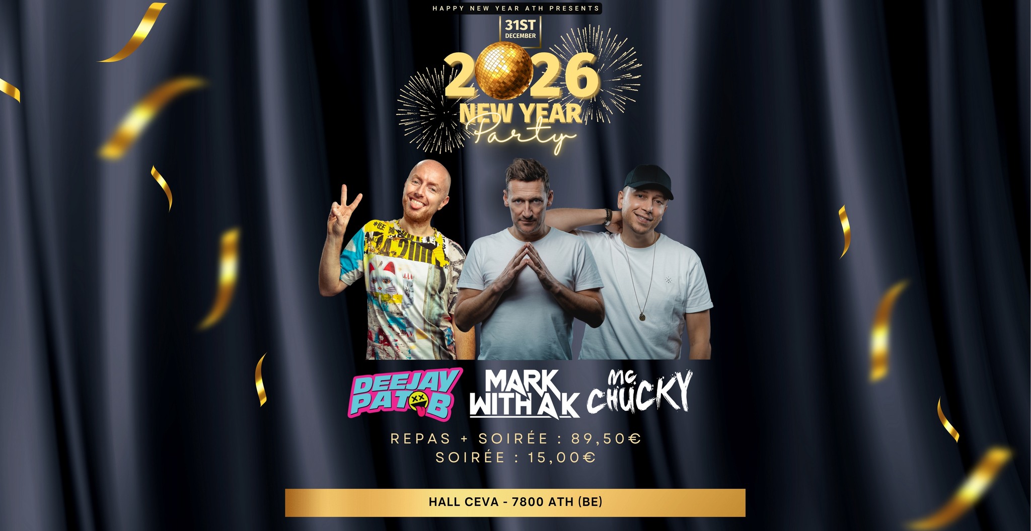 Image de l'événement Nouvel an 2026 - Hall Ceva Ath