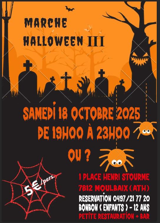 Image de l'événement Marche Halloween MOULBAIX III