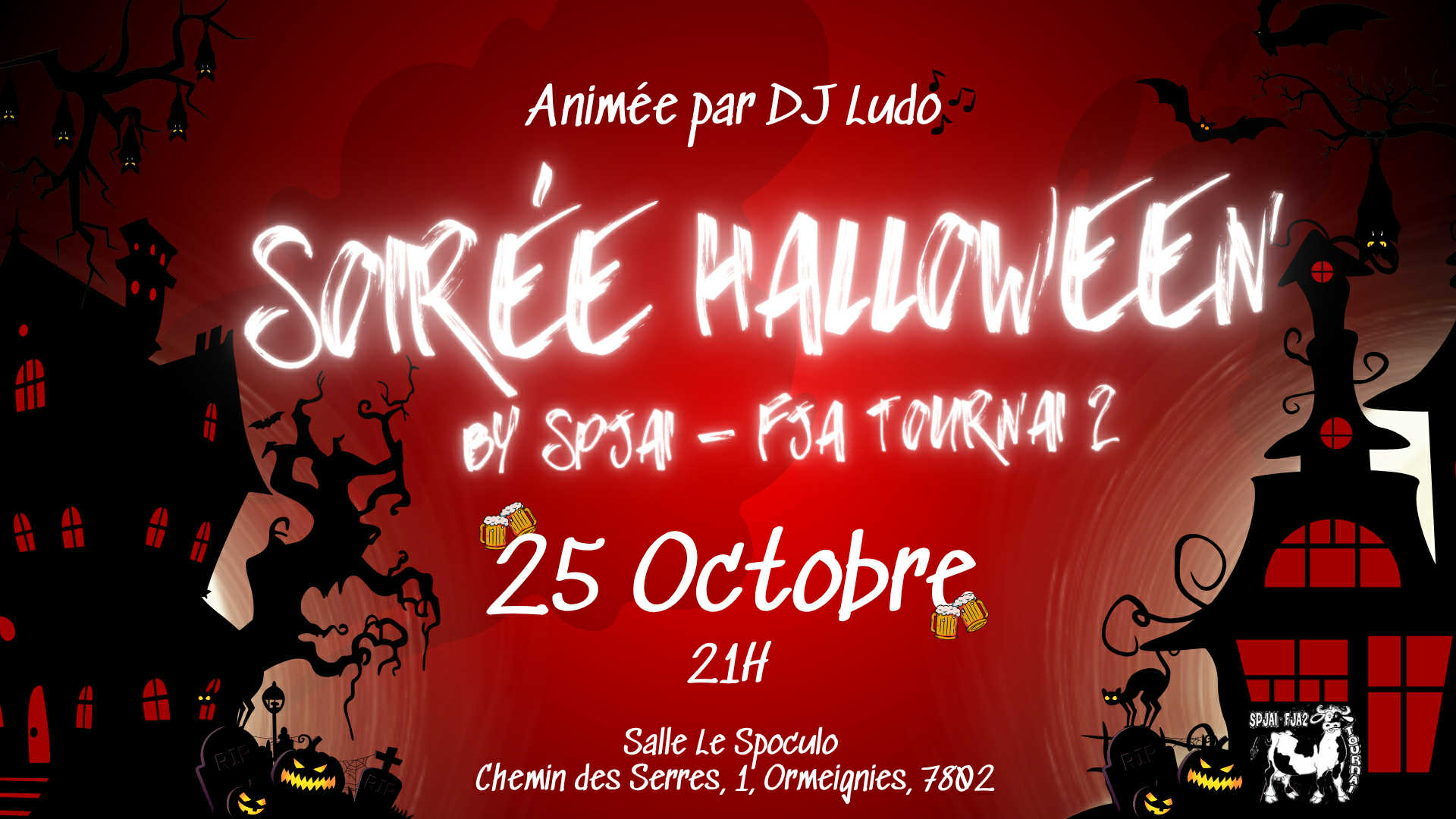 Image de l'événement Soirée Halloween - SPJAI