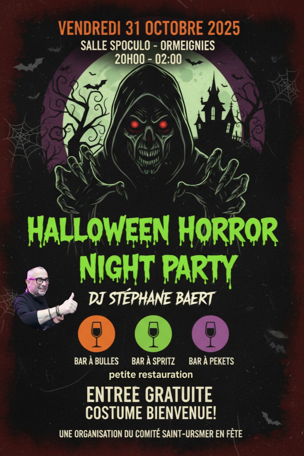 Image de l'événement HALLOWEEN HORROR NIGHT PARTY 🎃