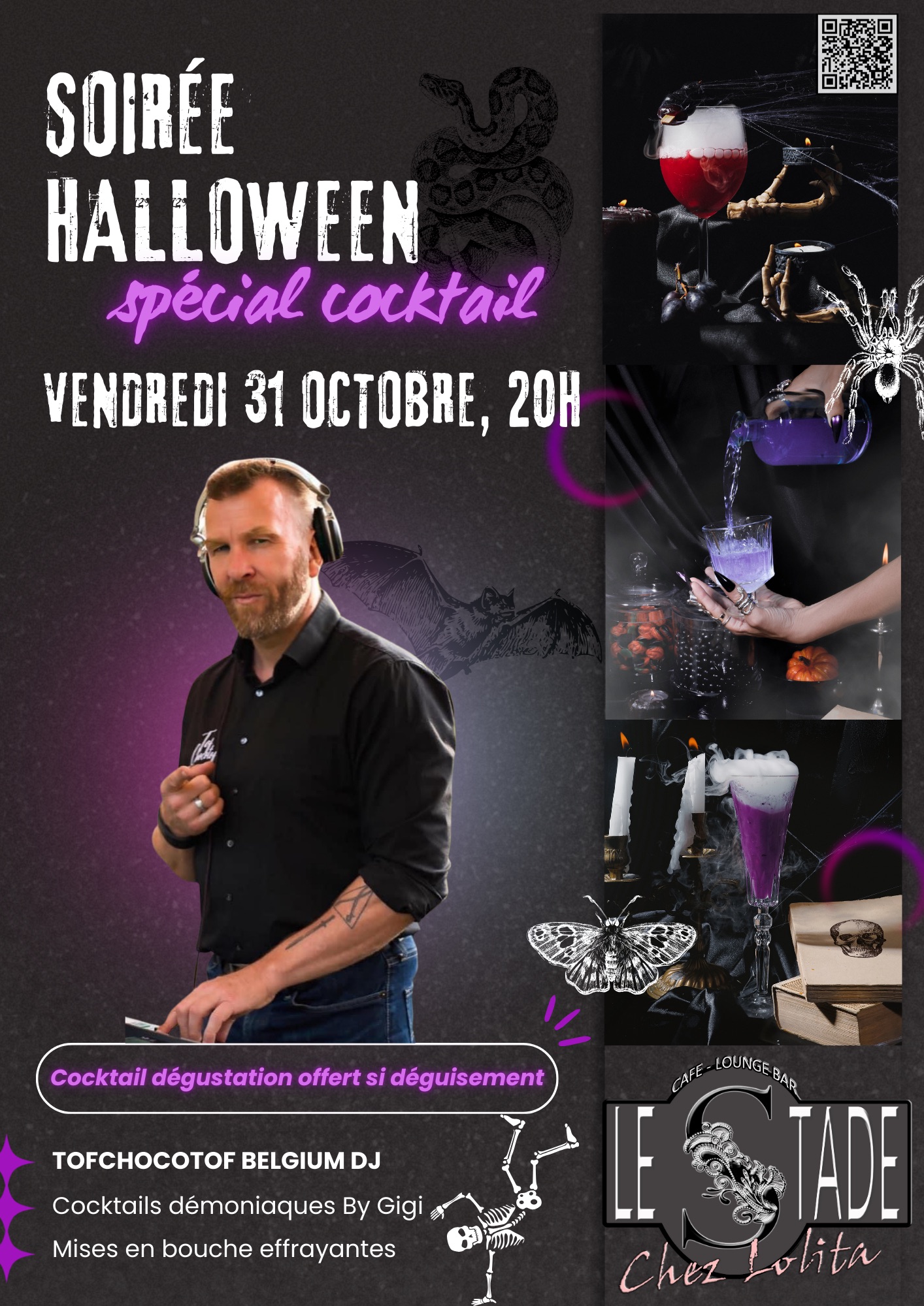 Image de l'événement Soirée Halloween, spécial cocktails 👻