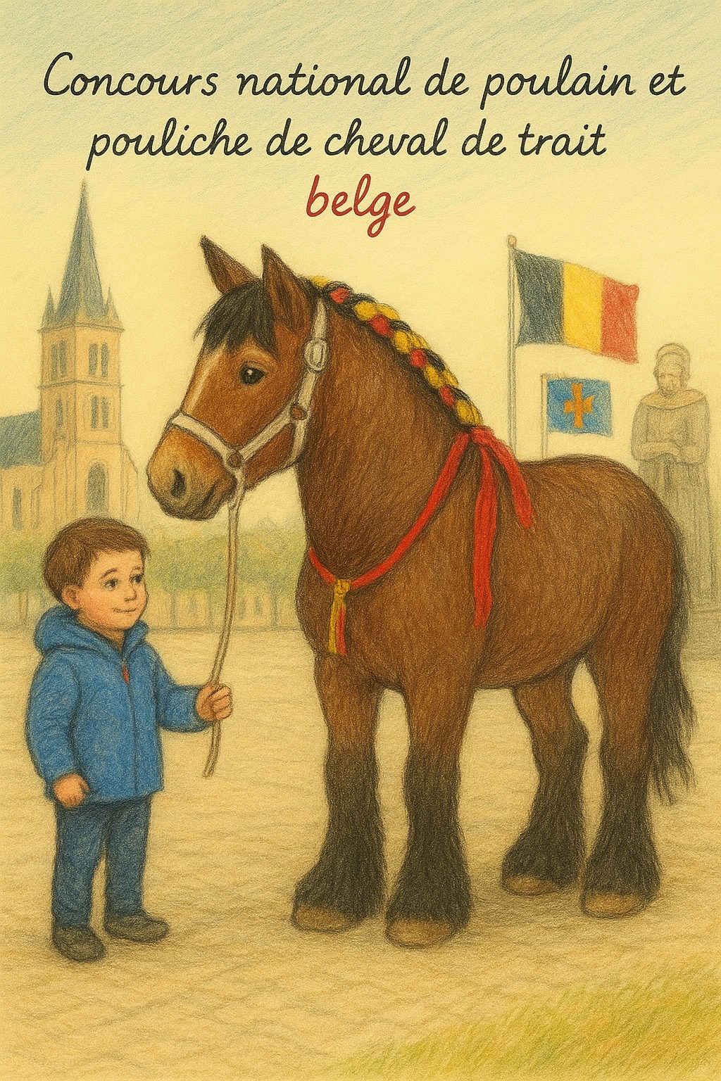 Image de l'événement Concours national de poulain et pouliche de trait belge