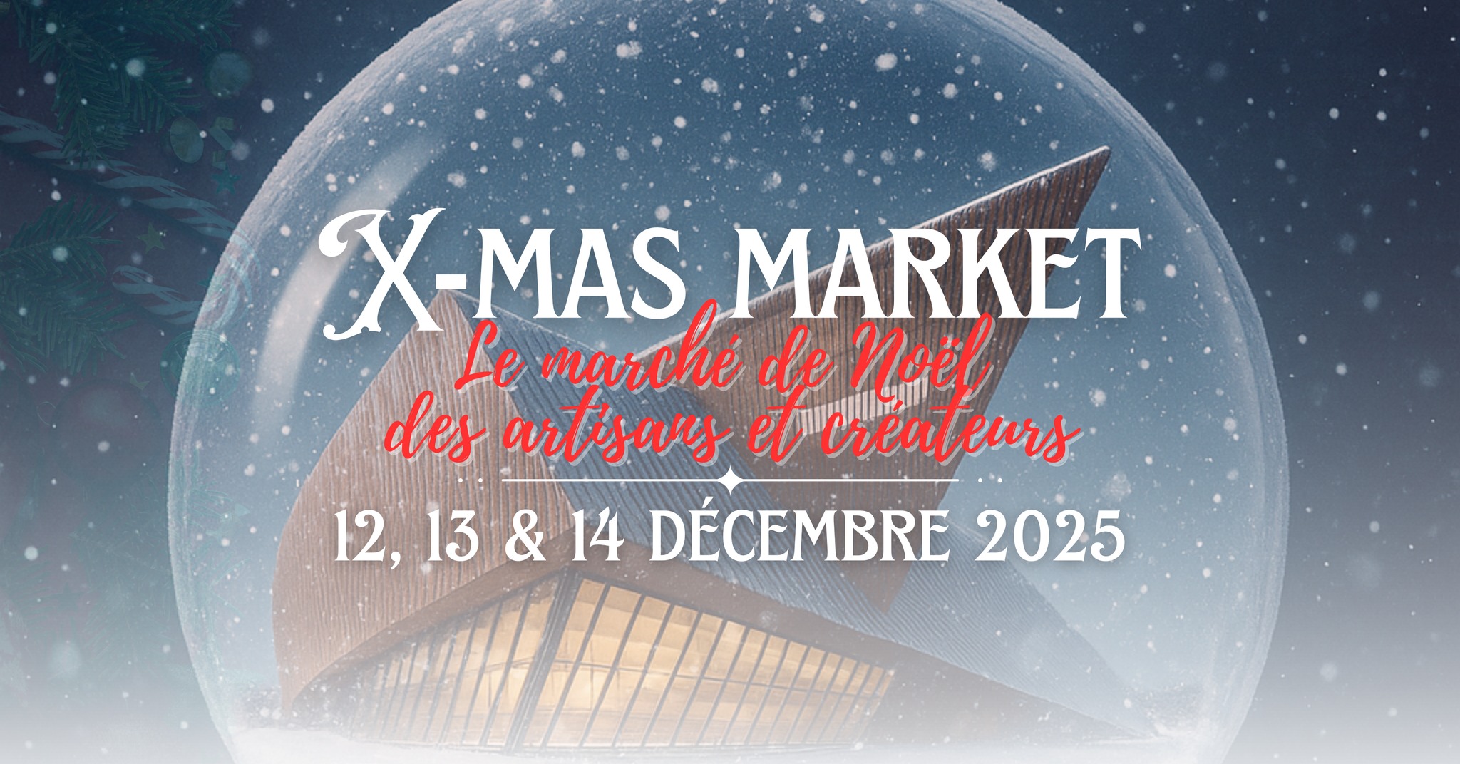 Image de l'événement X-mas market - Le Marché de Noël des artisans et créateurs 2025