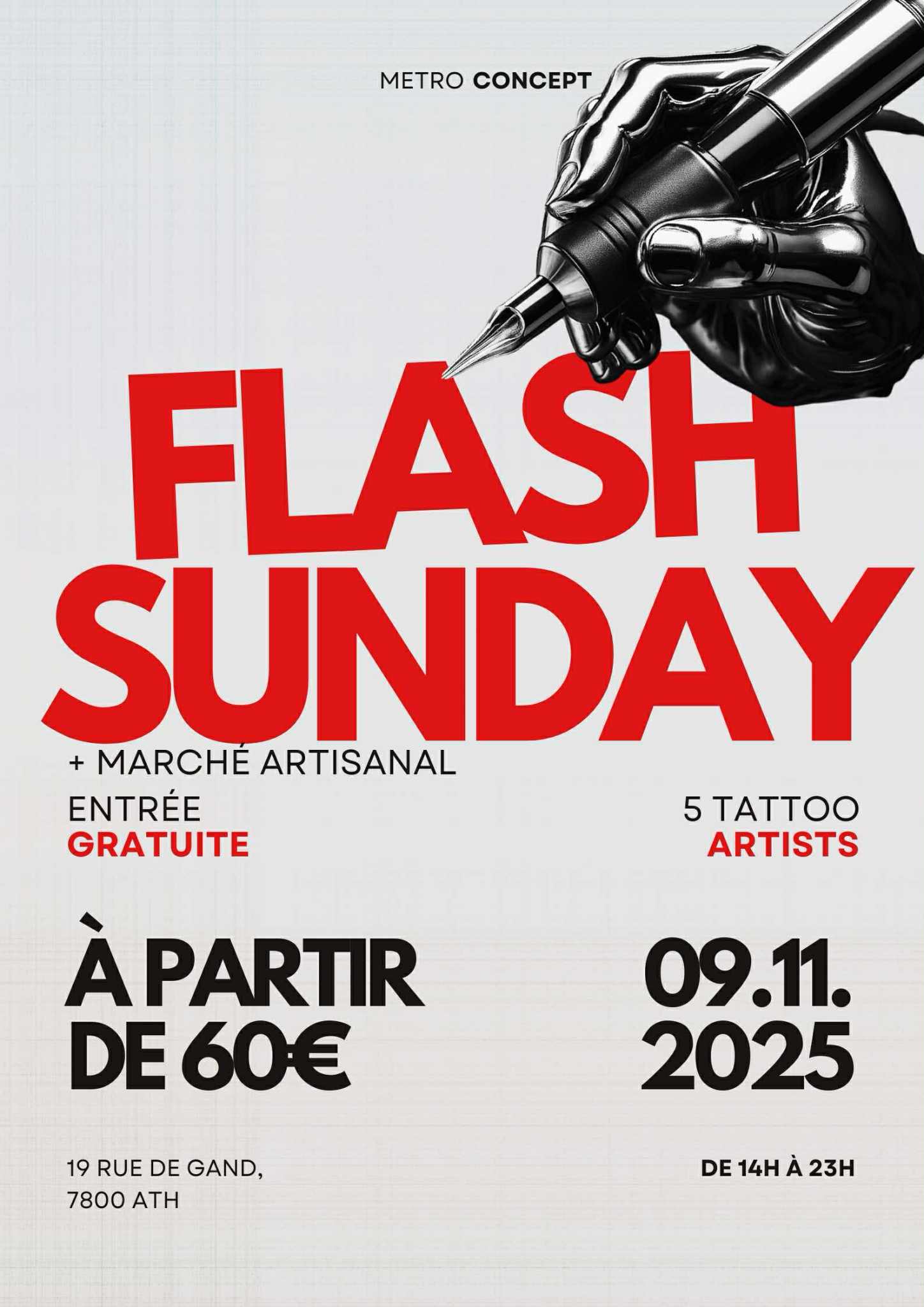 Image de l'événement Flash Sunday - Metro Concept
