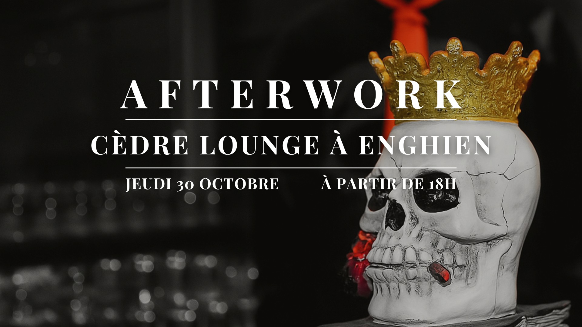 Image de l'événement 𝘼𝙁𝙏𝙀𝙍𝙒𝙊𝙍𝙆 𝙎𝙋𝙀́𝘾𝙄𝘼𝙇 𝙃𝘼𝙇𝙇𝙊𝙒𝙀𝙀𝙉 👻🎃