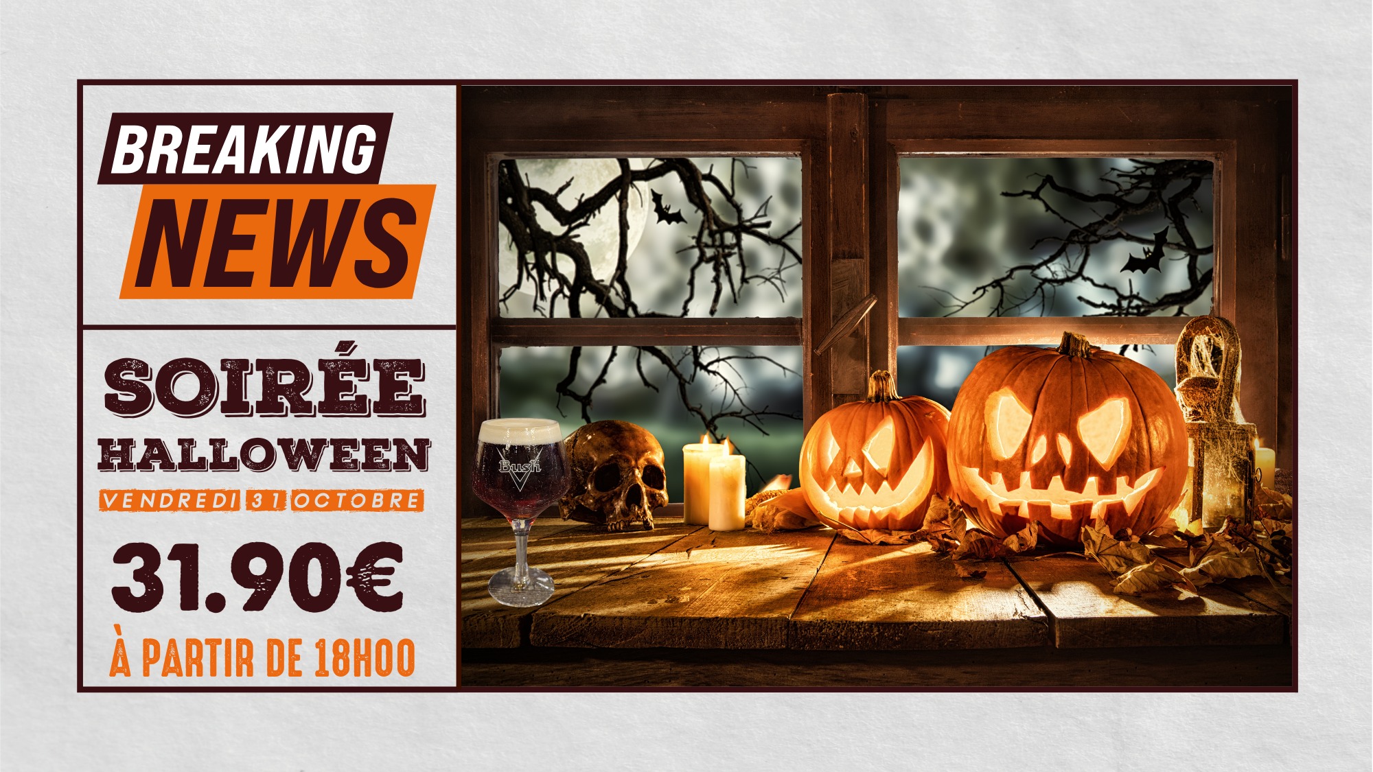 Image de l'événement Soirée Halloween