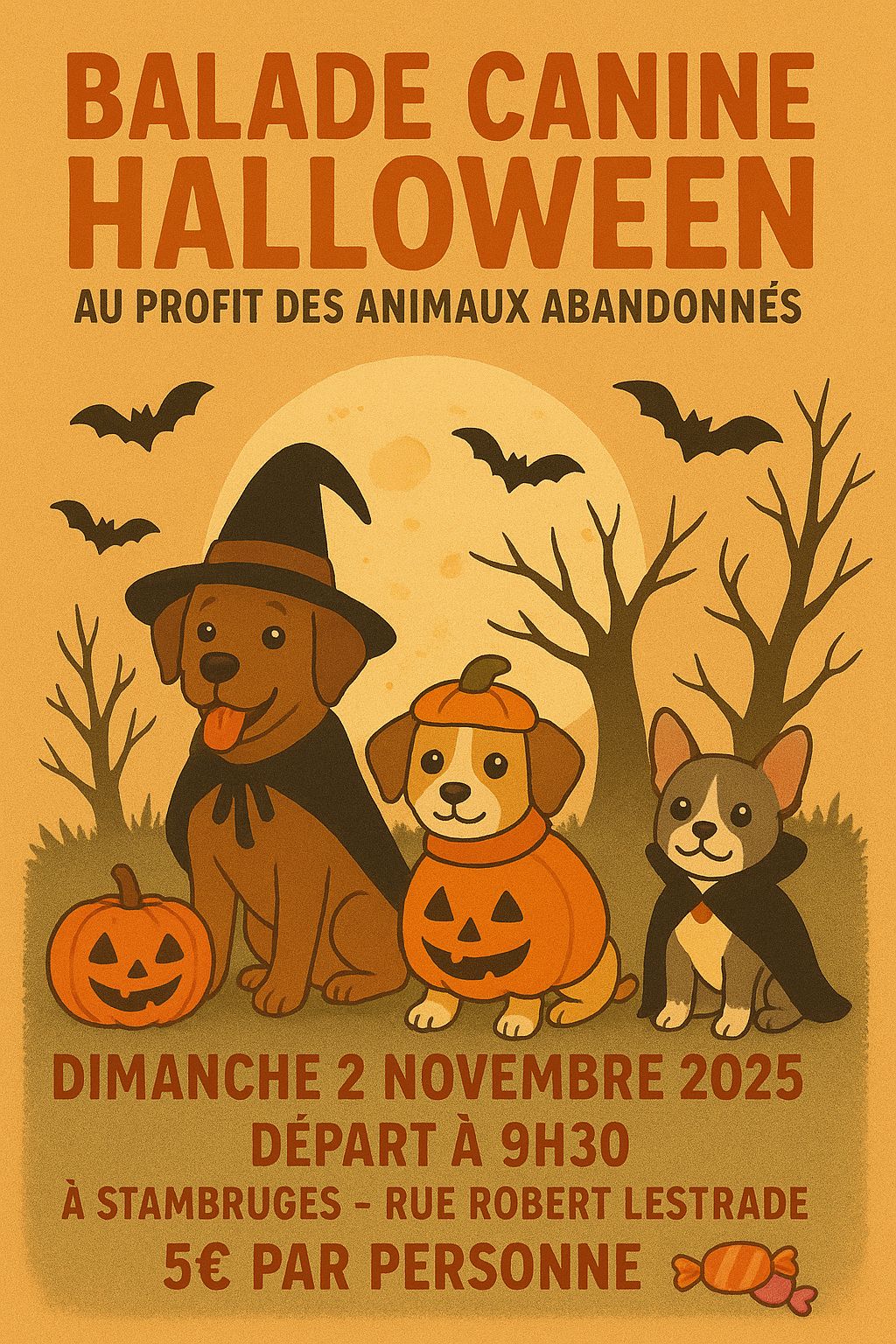 Image de l'événement 𝗕𝗮𝗹𝗮𝗱𝗲 𝗰𝗮𝗻𝗶𝗻𝗲 𝗛𝗮𝗹𝗹𝗼𝘄𝗲𝗲𝗻 🎃