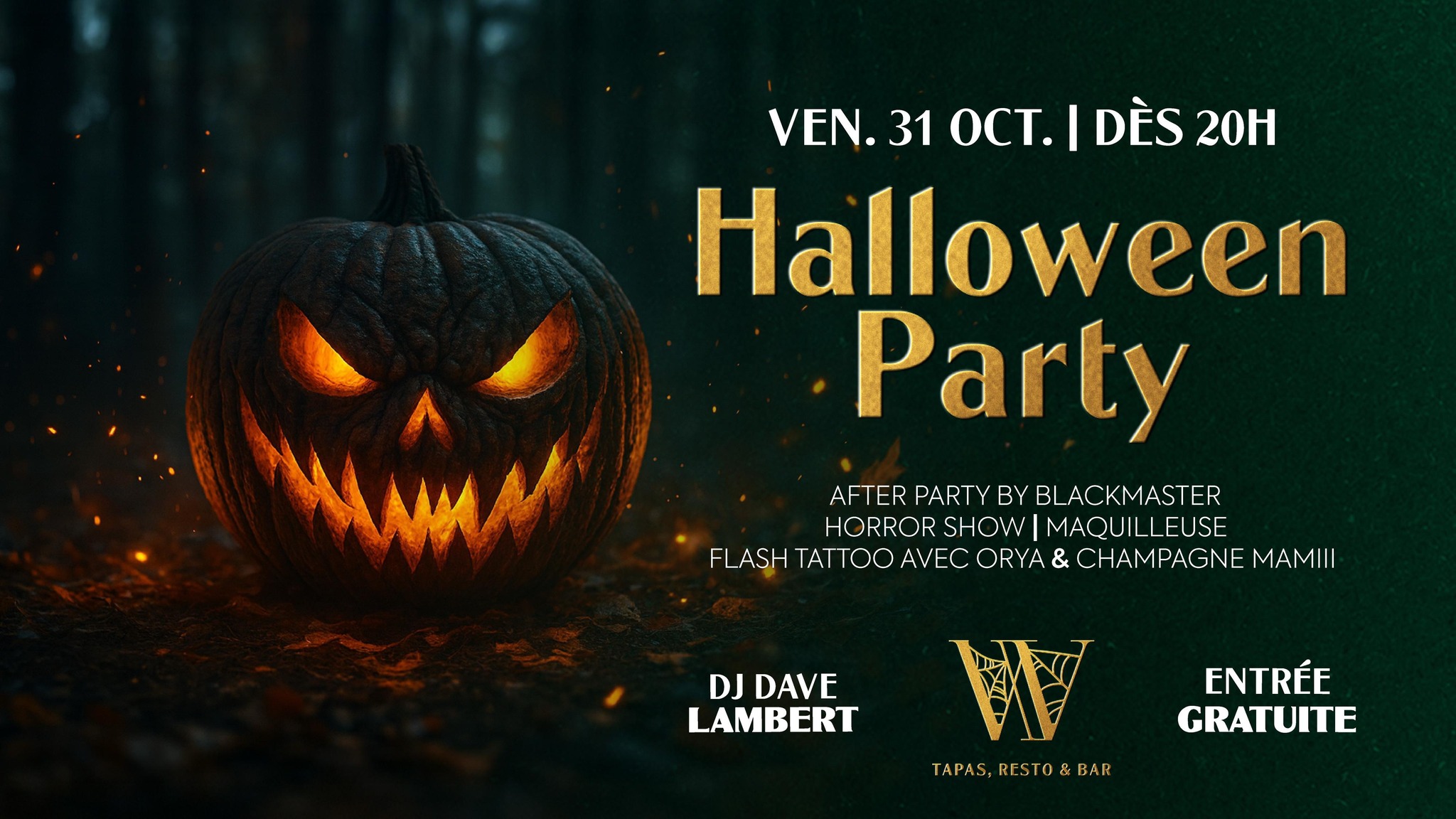 Image de l'événement Halloween Party 🎃
