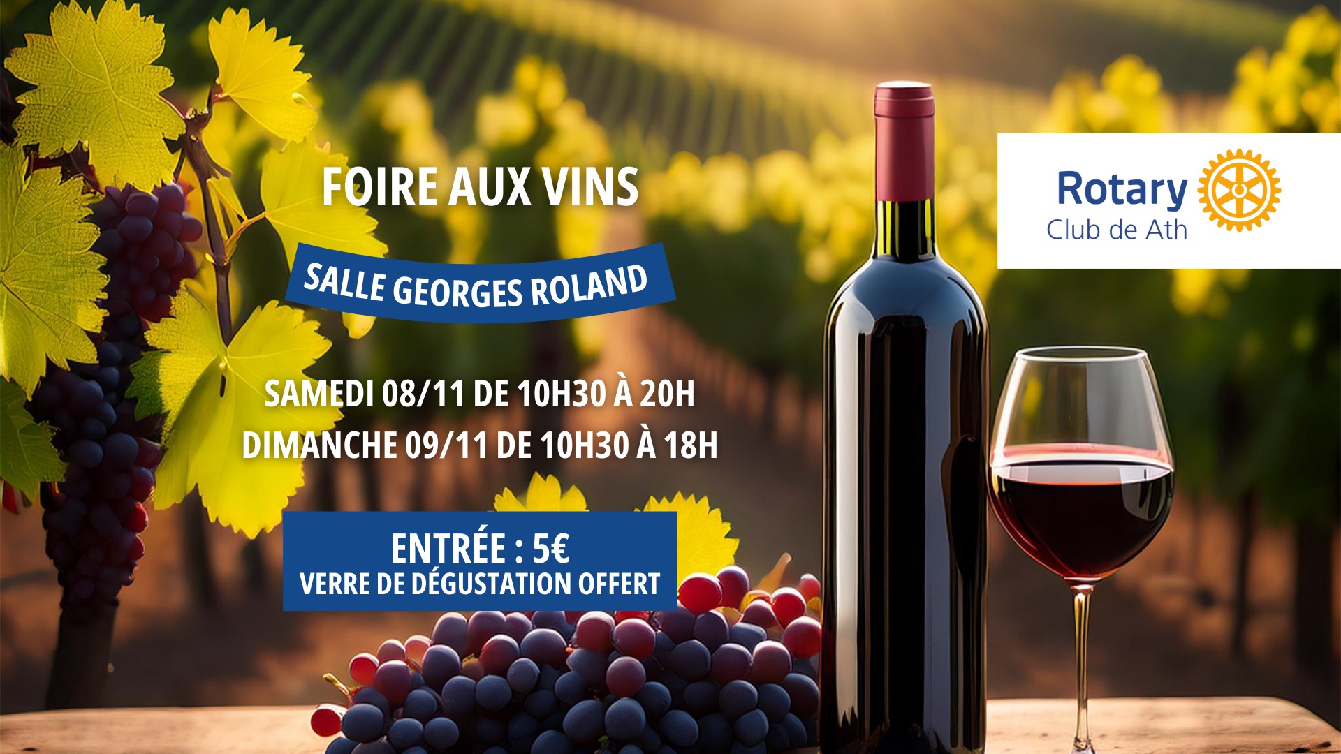 Image de l'événement Foire aux vins