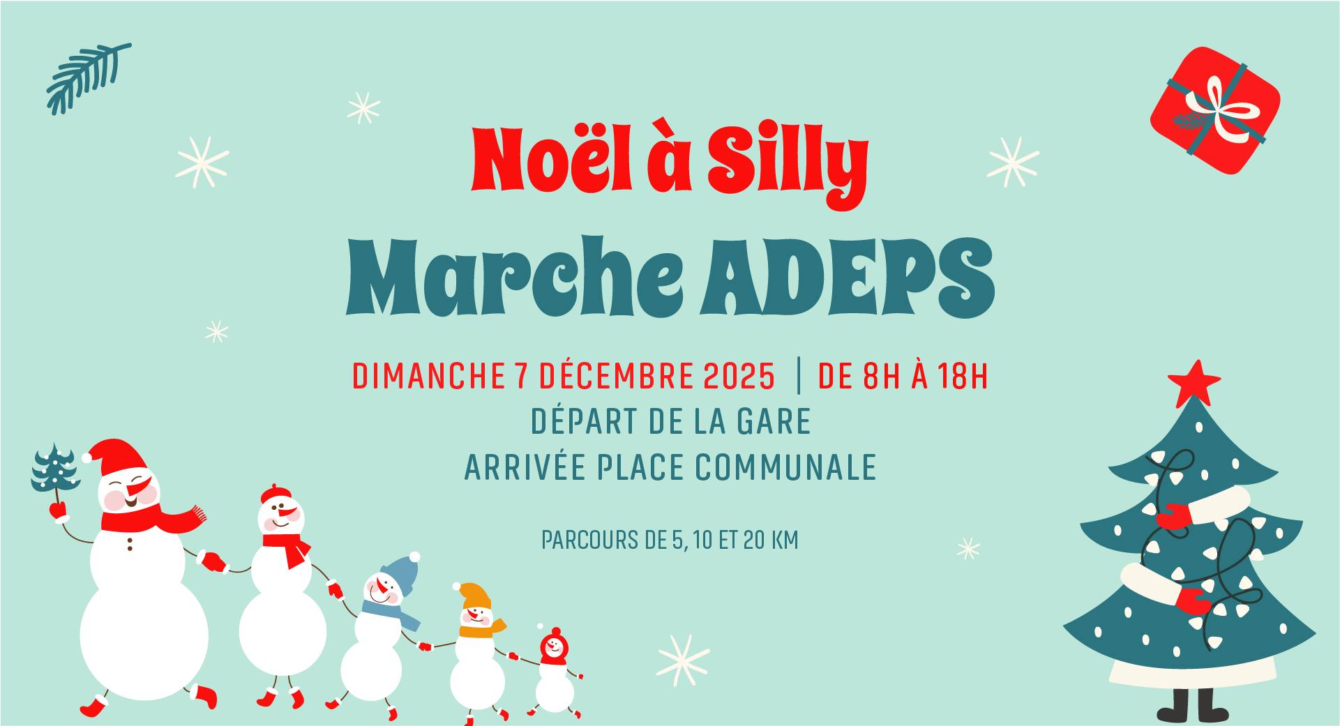 Image de l'événement Marche ADEPS de Noël