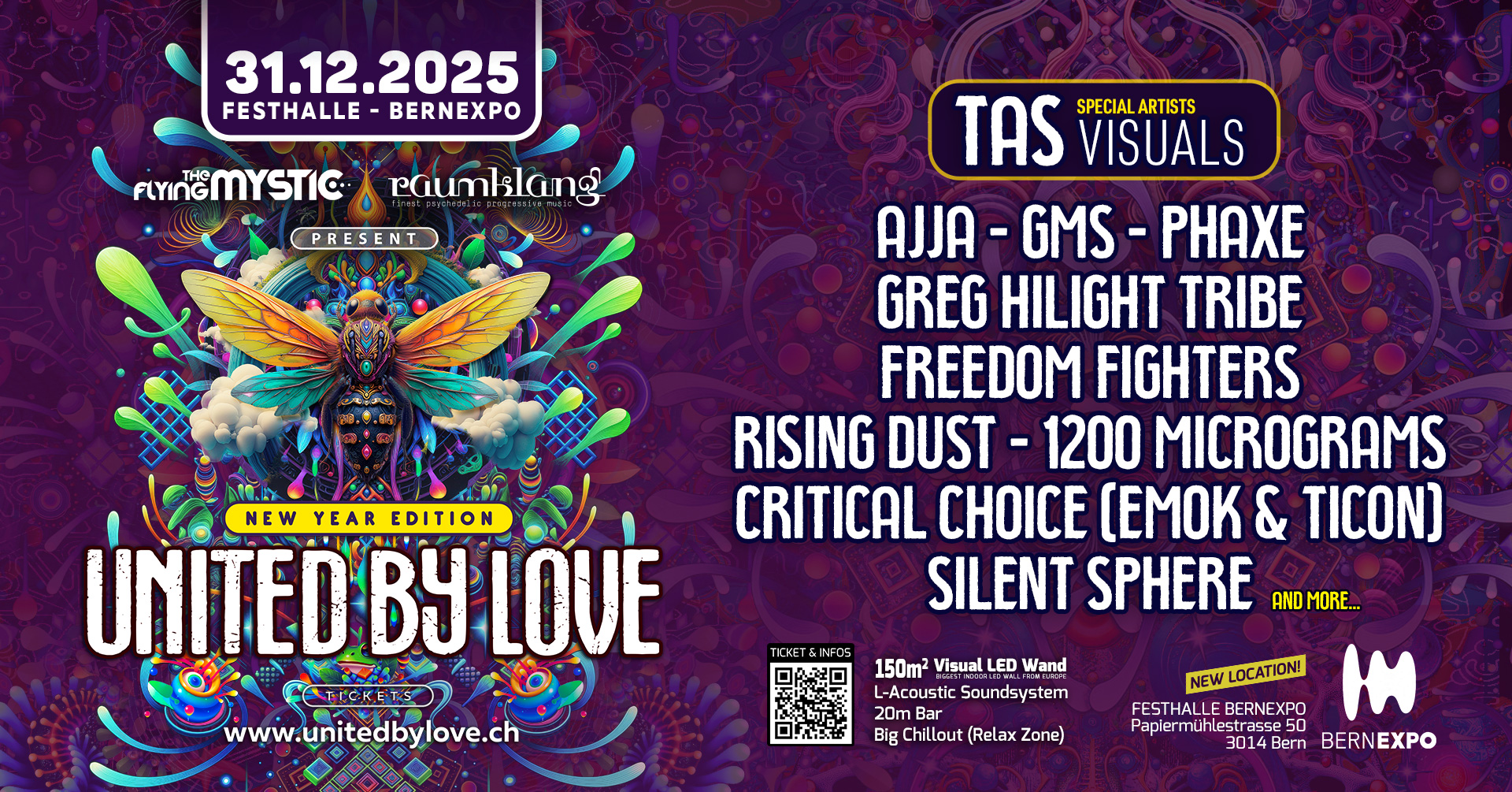 Image de l'événement United by Love NYE 2025