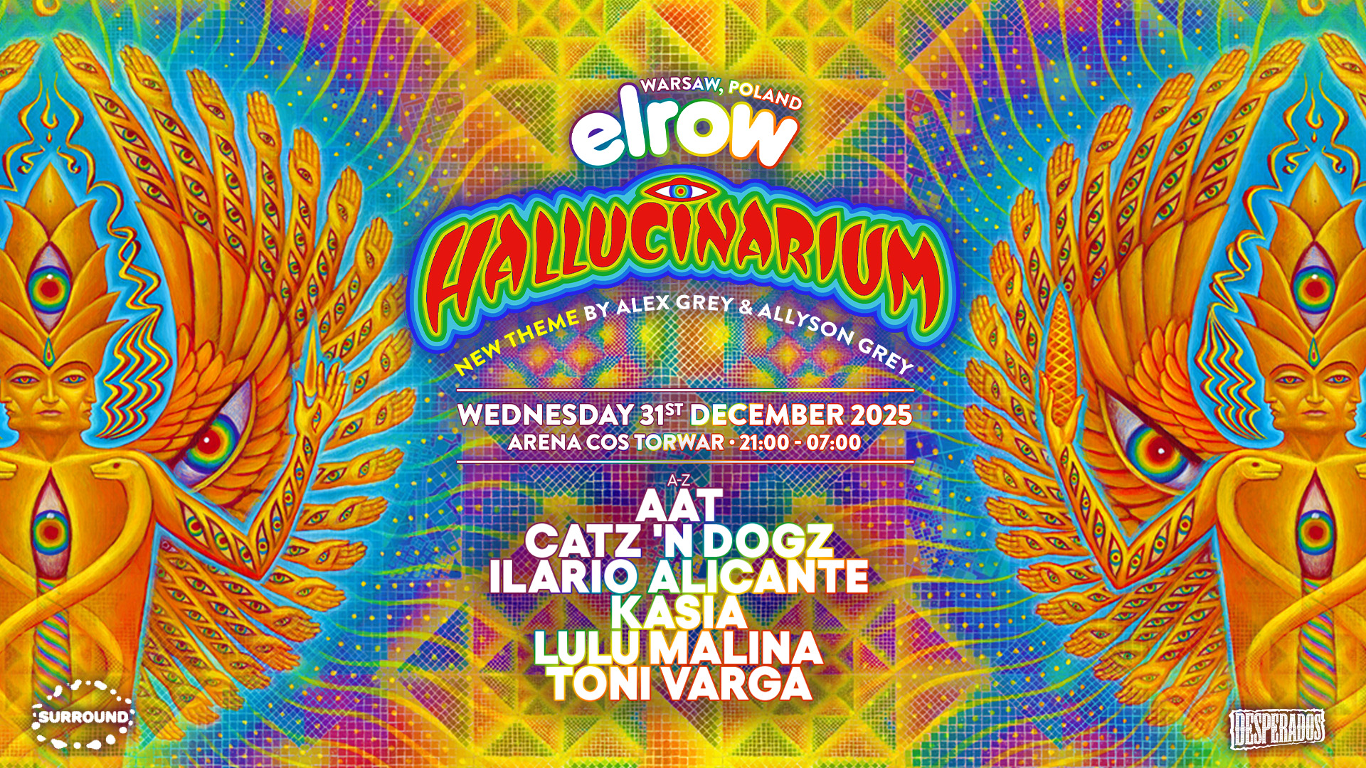 Image de l'événement elrow Warsaw pres. Hallucinarium - NYE Special