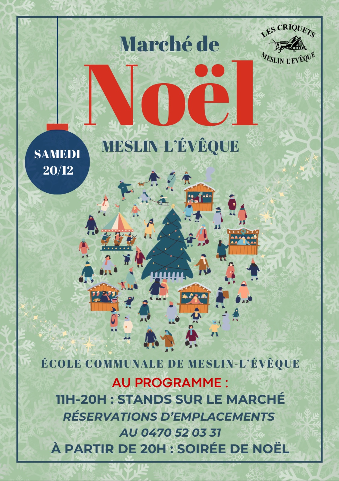 Image de l'événement Marché de Noël Meslin 2025🎄