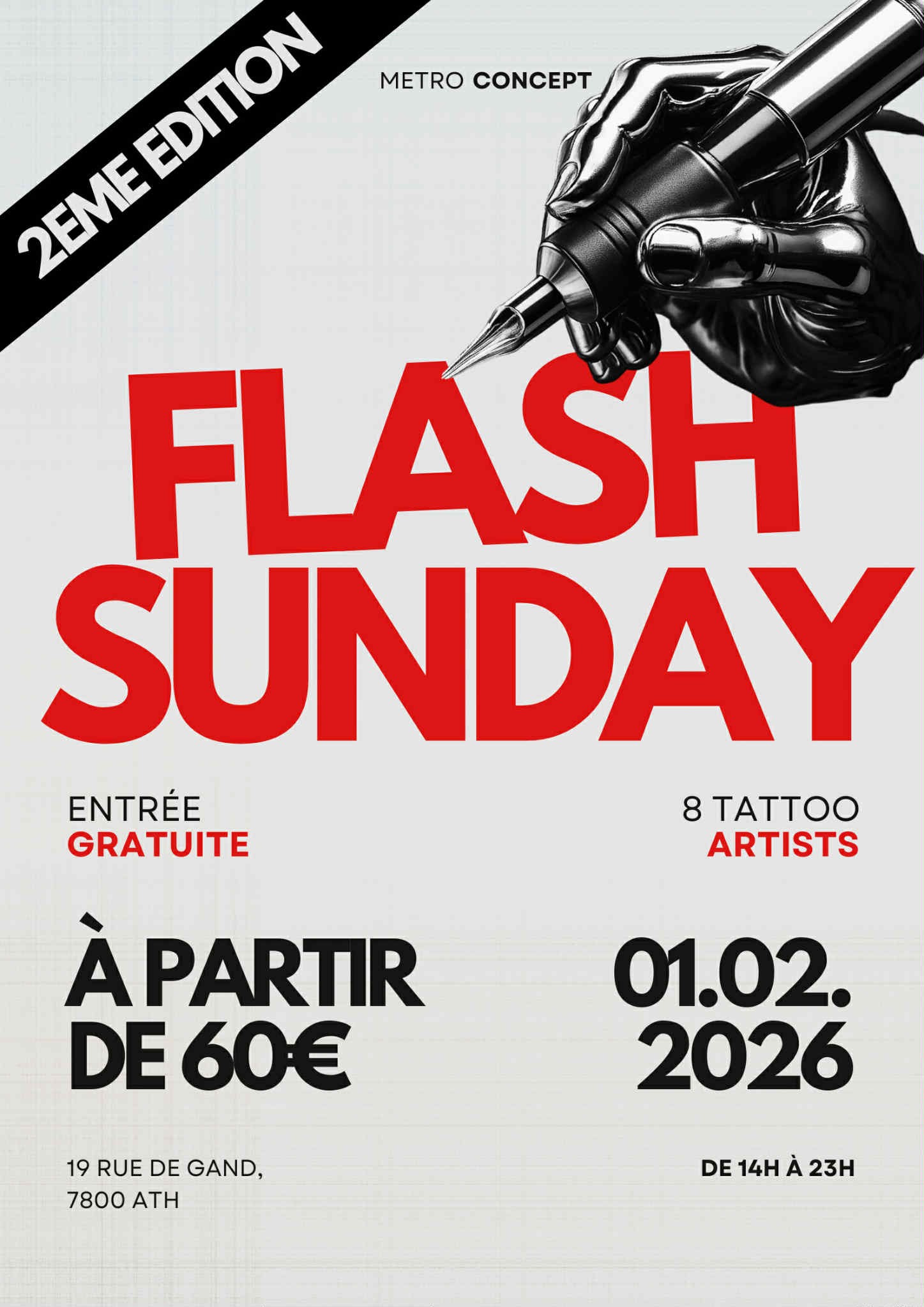 Image de l'événement Flash Sunday 2eme édition.