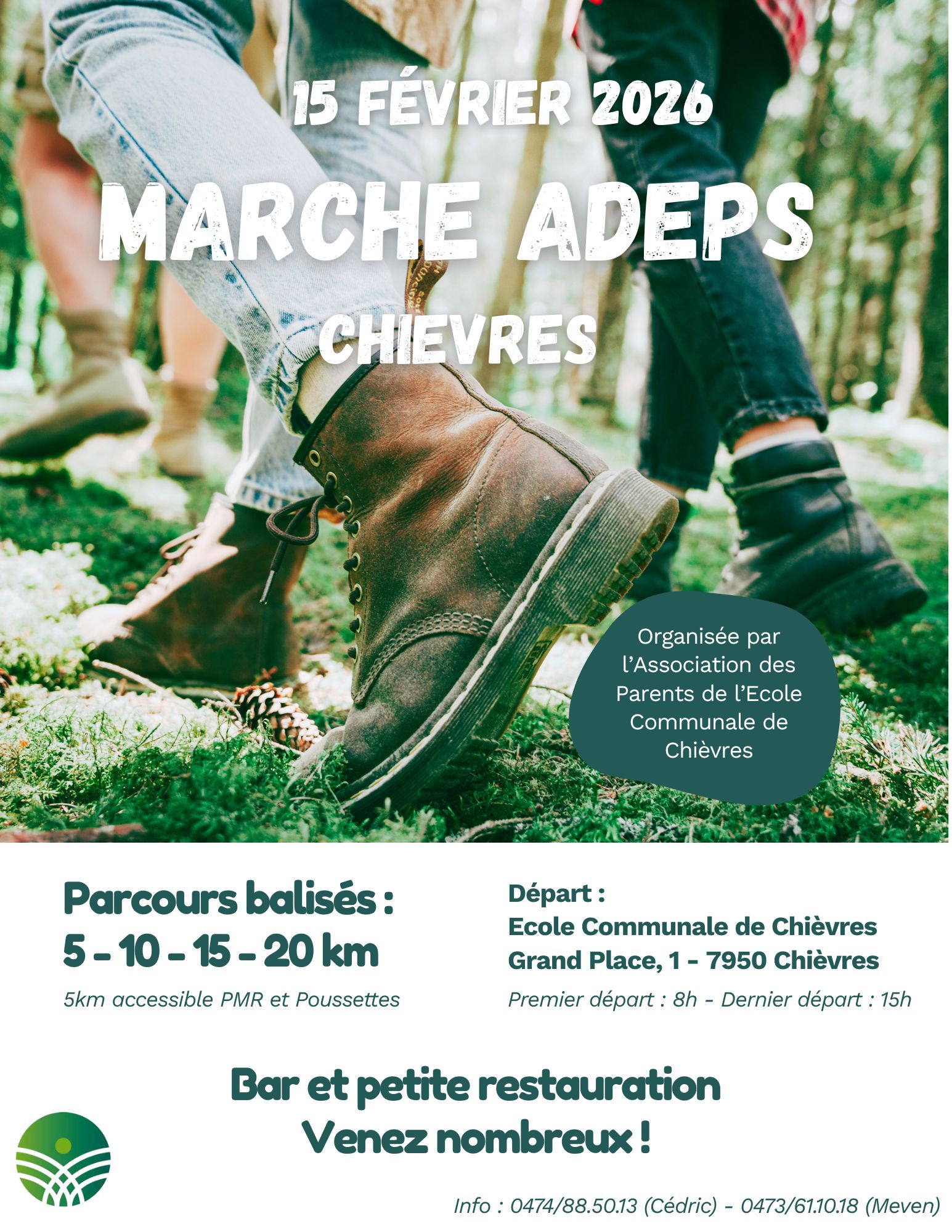 Image de l'événement Marche Adeps - École communale de Chievres