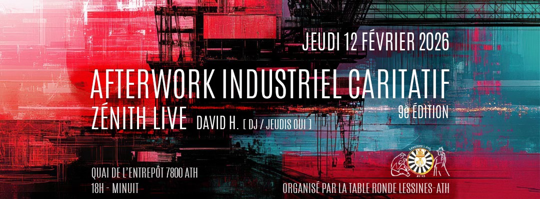 Image de l'événement AFTERWORK INDUSTRIEL CARITATIF • 9ème édition