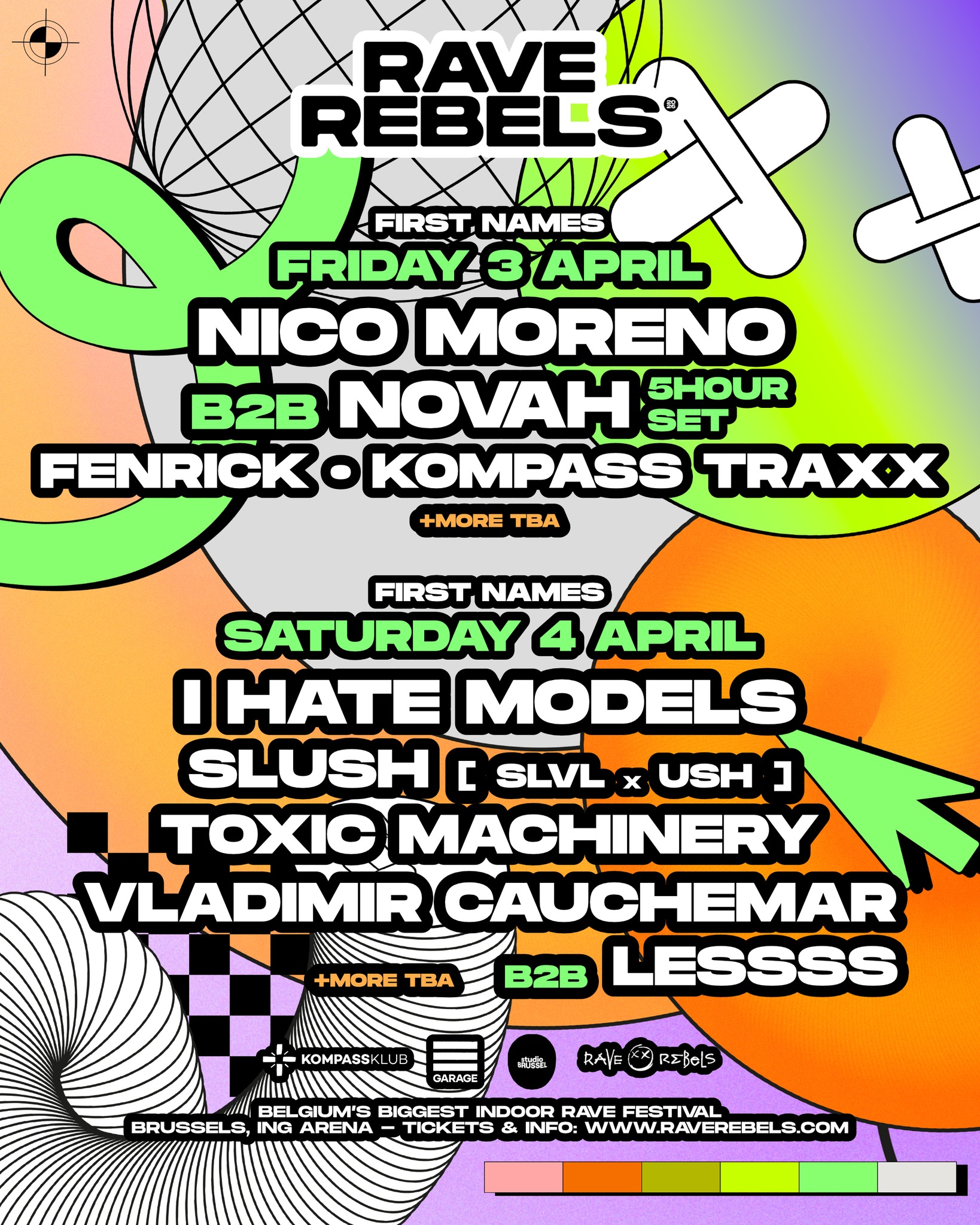 Image de l'événement KOMPASS presents RAVE REBELS XXL WEEKENDER