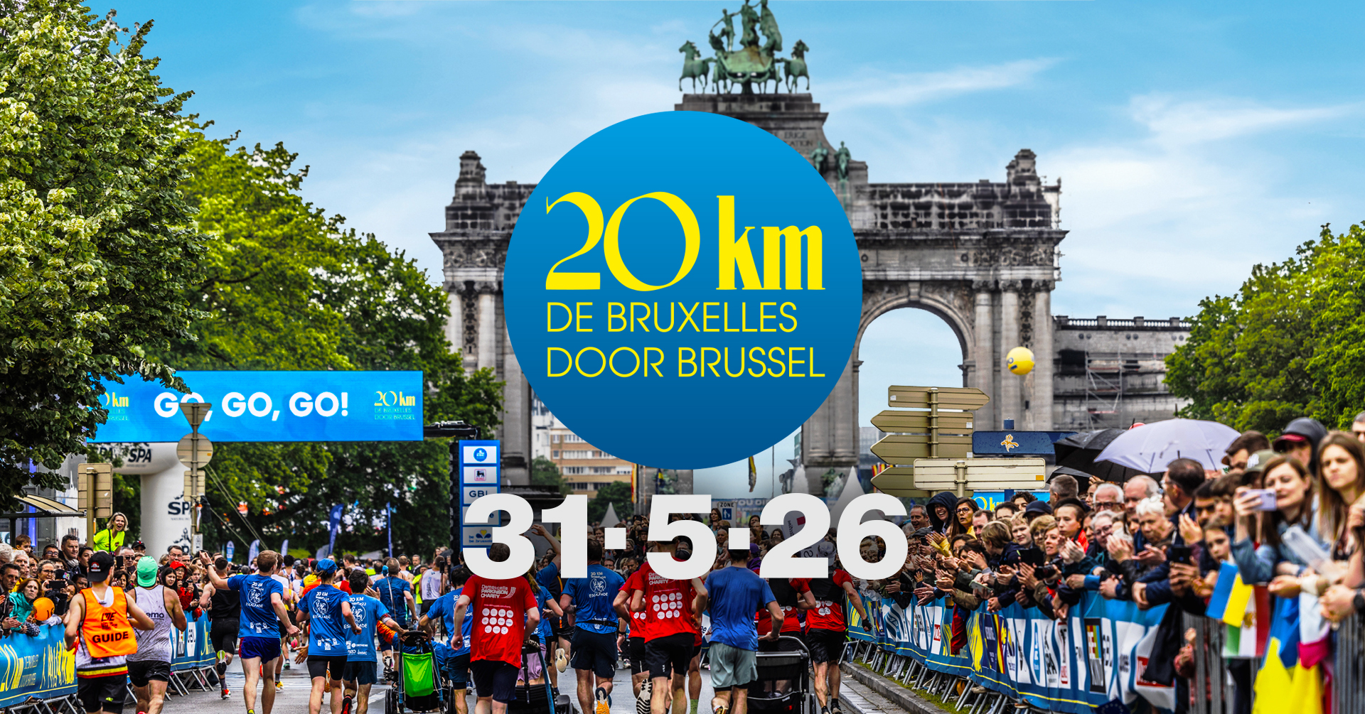 Image de l'événement 🏃‍♀🏃 20km de Bruxelles 🏁 20km door Brussel 🥇 OFFICIAL 👟
