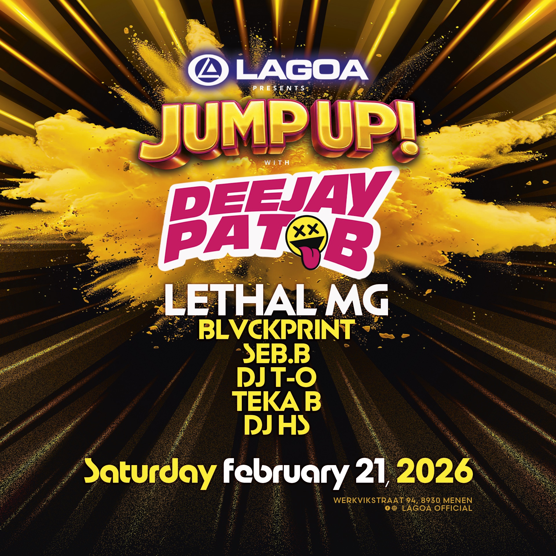 Image de l'événement LAGOA presents : JUMP UP !! 🔥