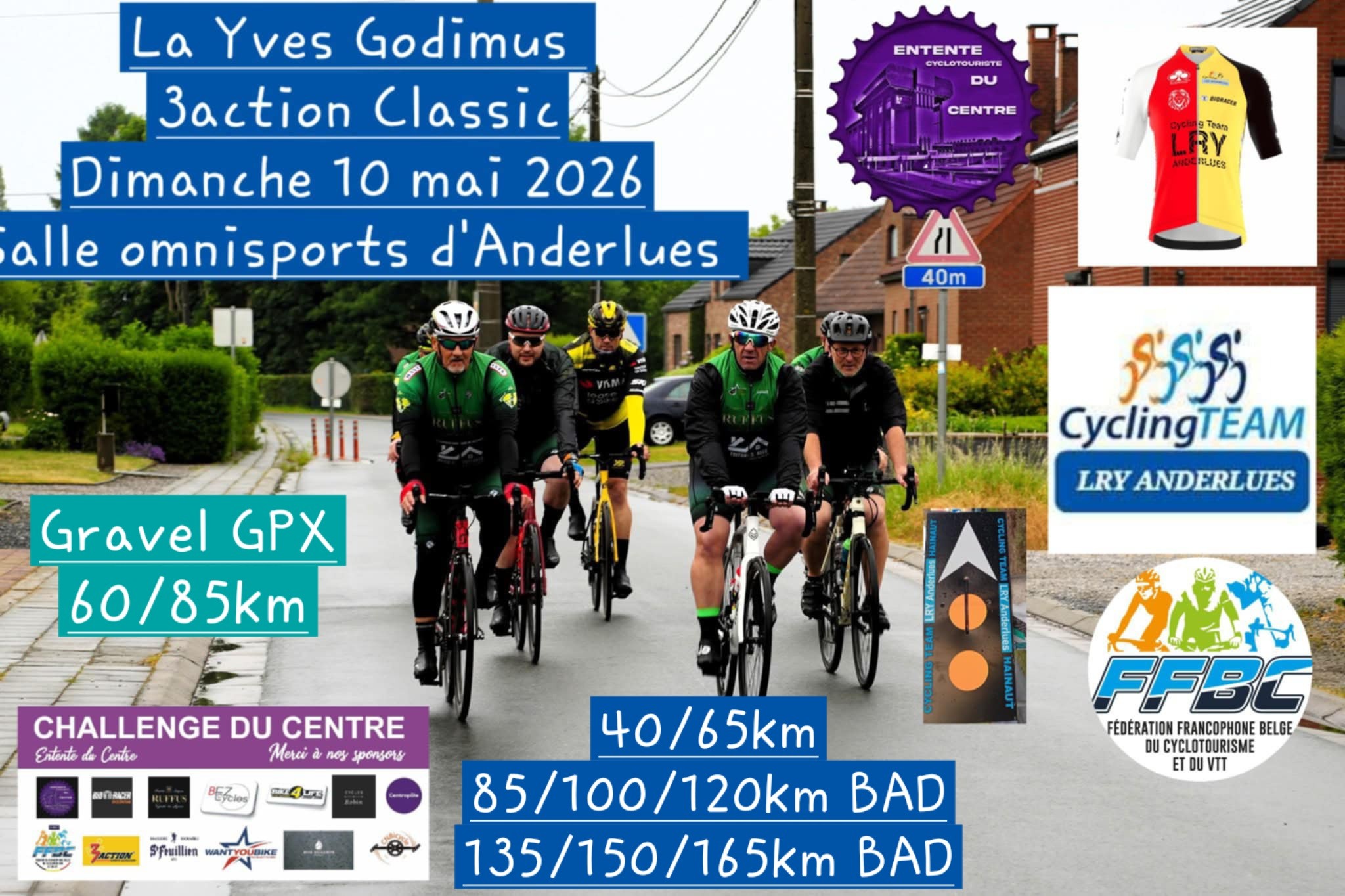 Image de l'événement La Yves Godimus 3action Classic Challenge du Centre FFBC