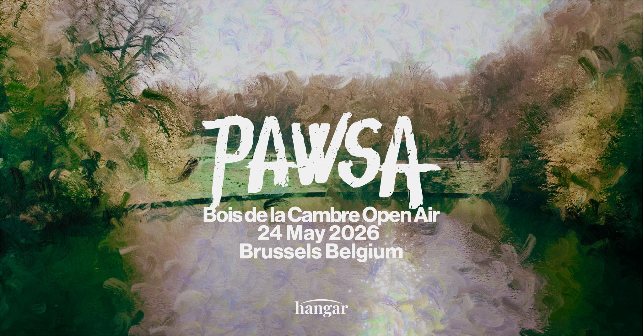Image de l'événement HANGAR invites PAWSA — BOIS DE LA CAMBRE OPEN AIR