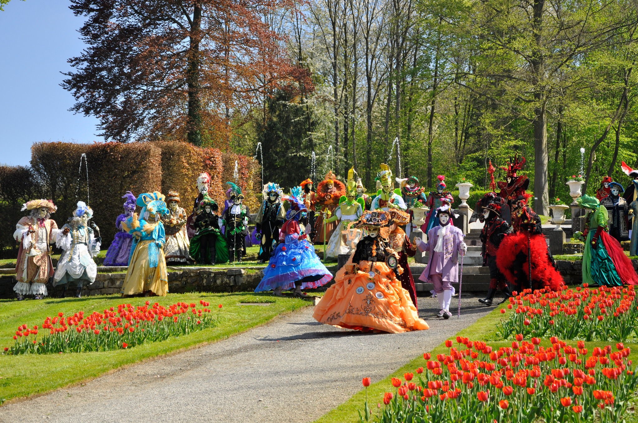 Image de l'événement Jardins d'Annevoie - "Les Costumés de Venise"
