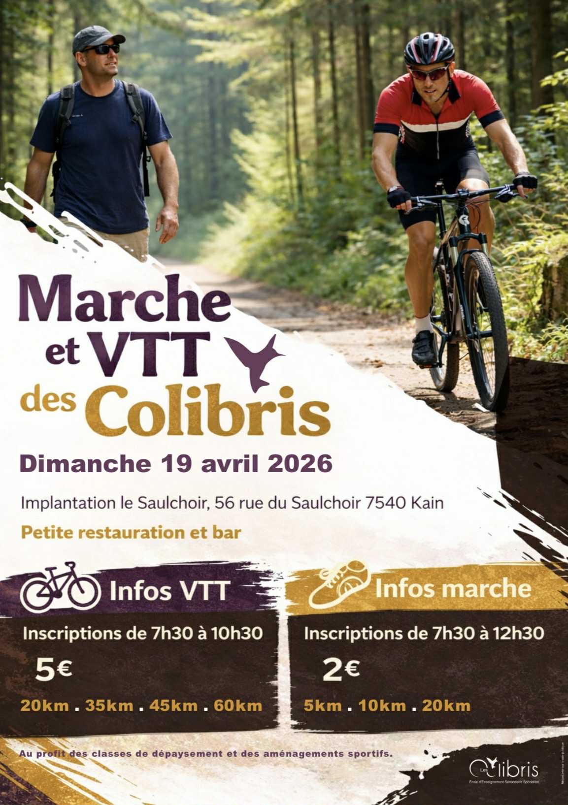Image de l'événement Marche et VTT des Colibris
