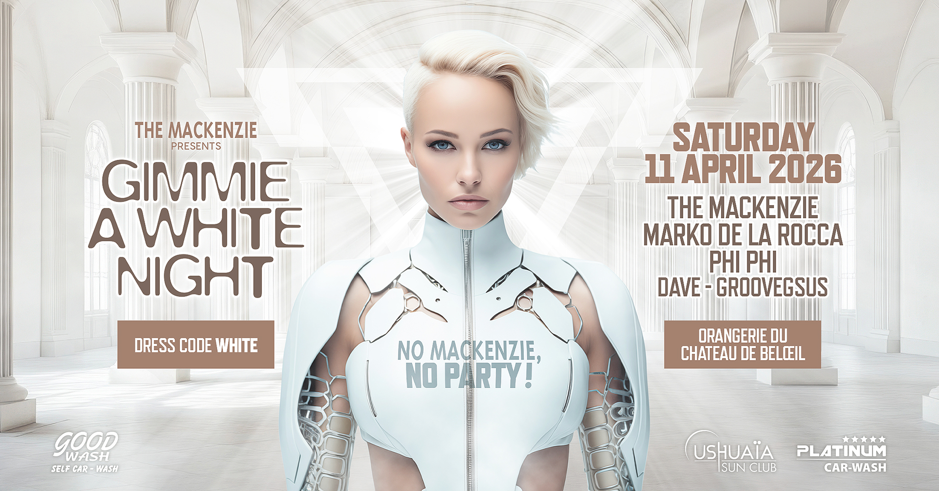 Image de l'événement Gimmie a White Night by The Mackenzie