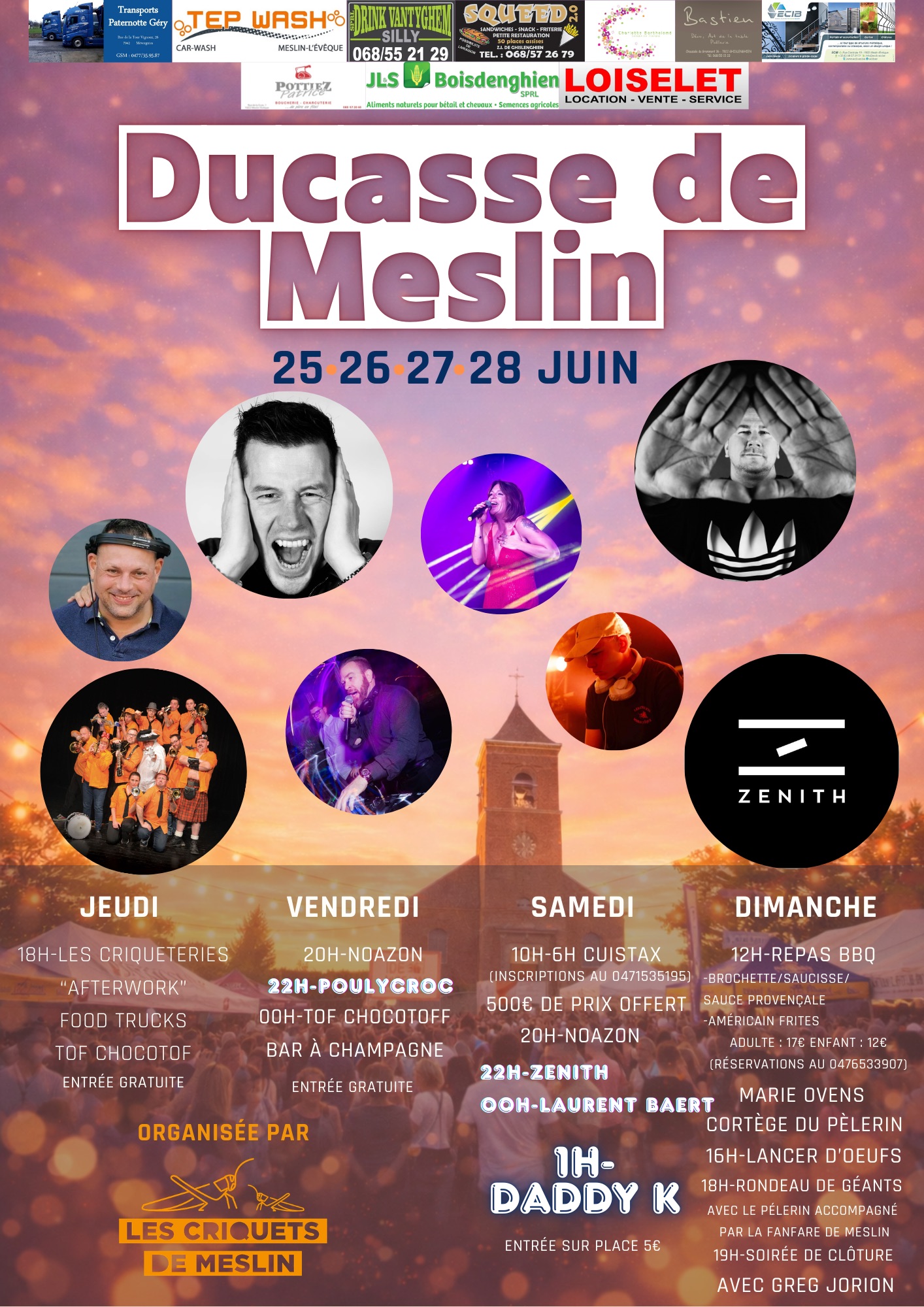 Image de l'événement Ducasse de Meslin 2026 🧡💙