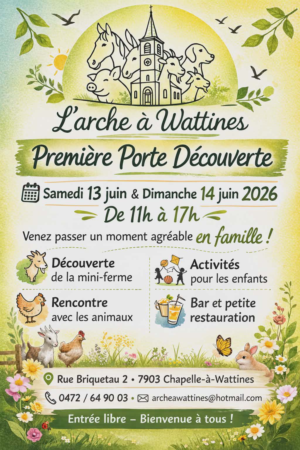 Image de l'événement Notre première porte découverte