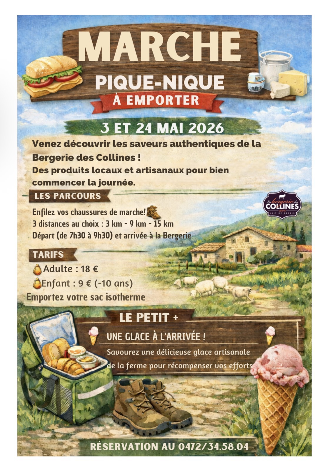 Image de l'événement Marche pique nique