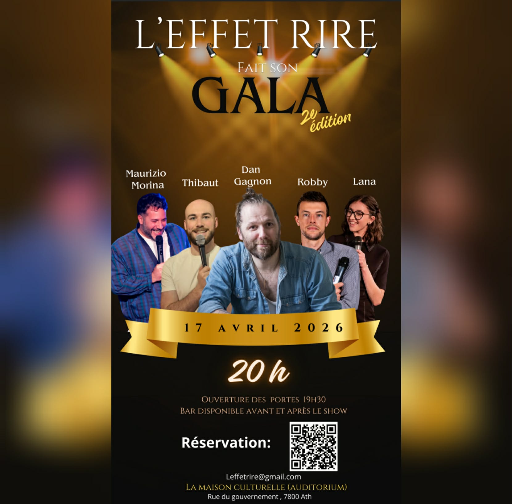 Image de l'événement L'Effet Rire fait son Gala