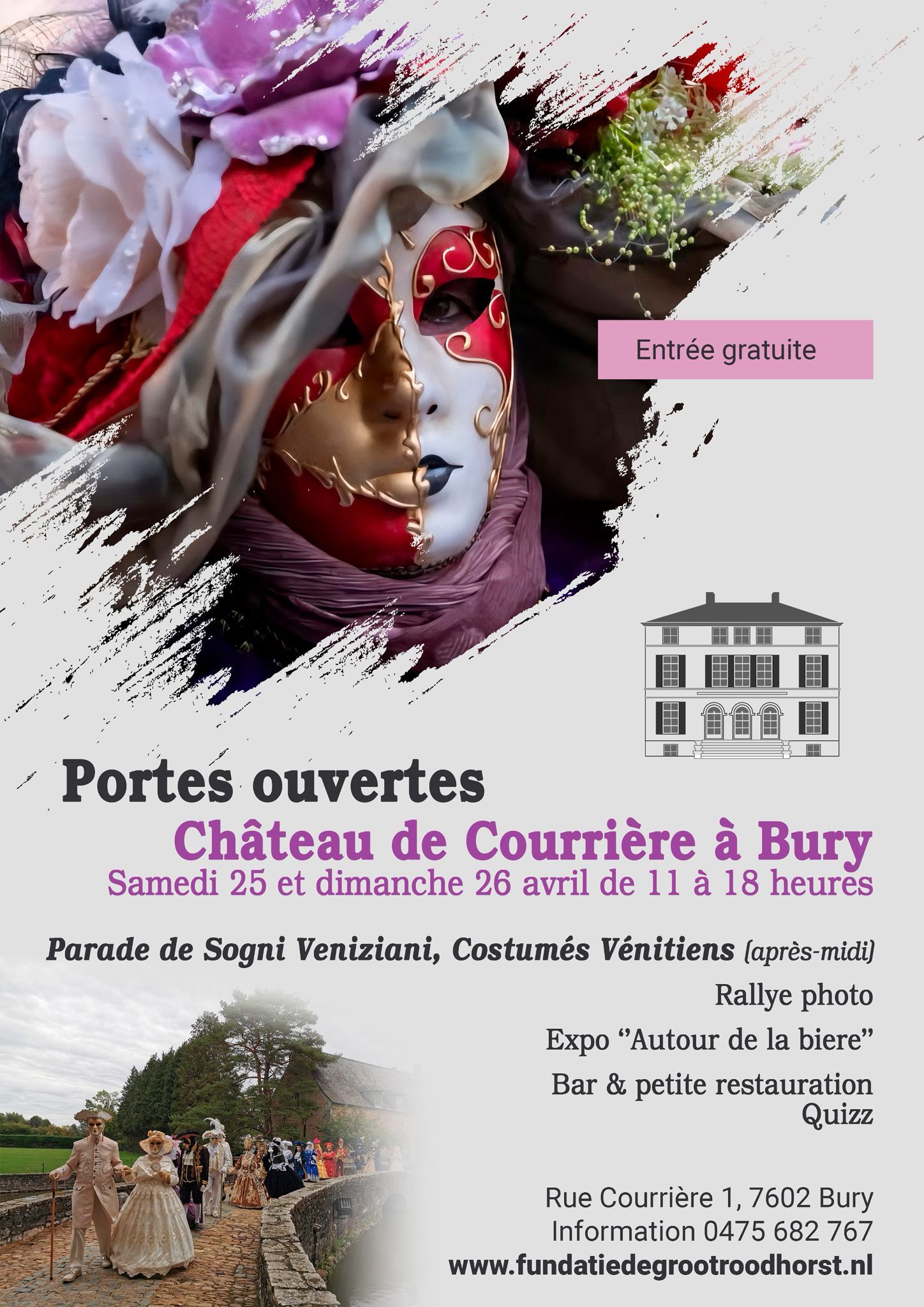 Image de l'événement Portes ouvertes Chateau de Courrière