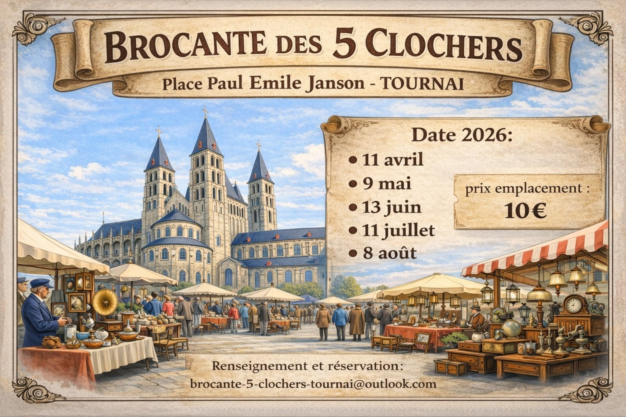 Image de l'événement Brocante des 5 clochers