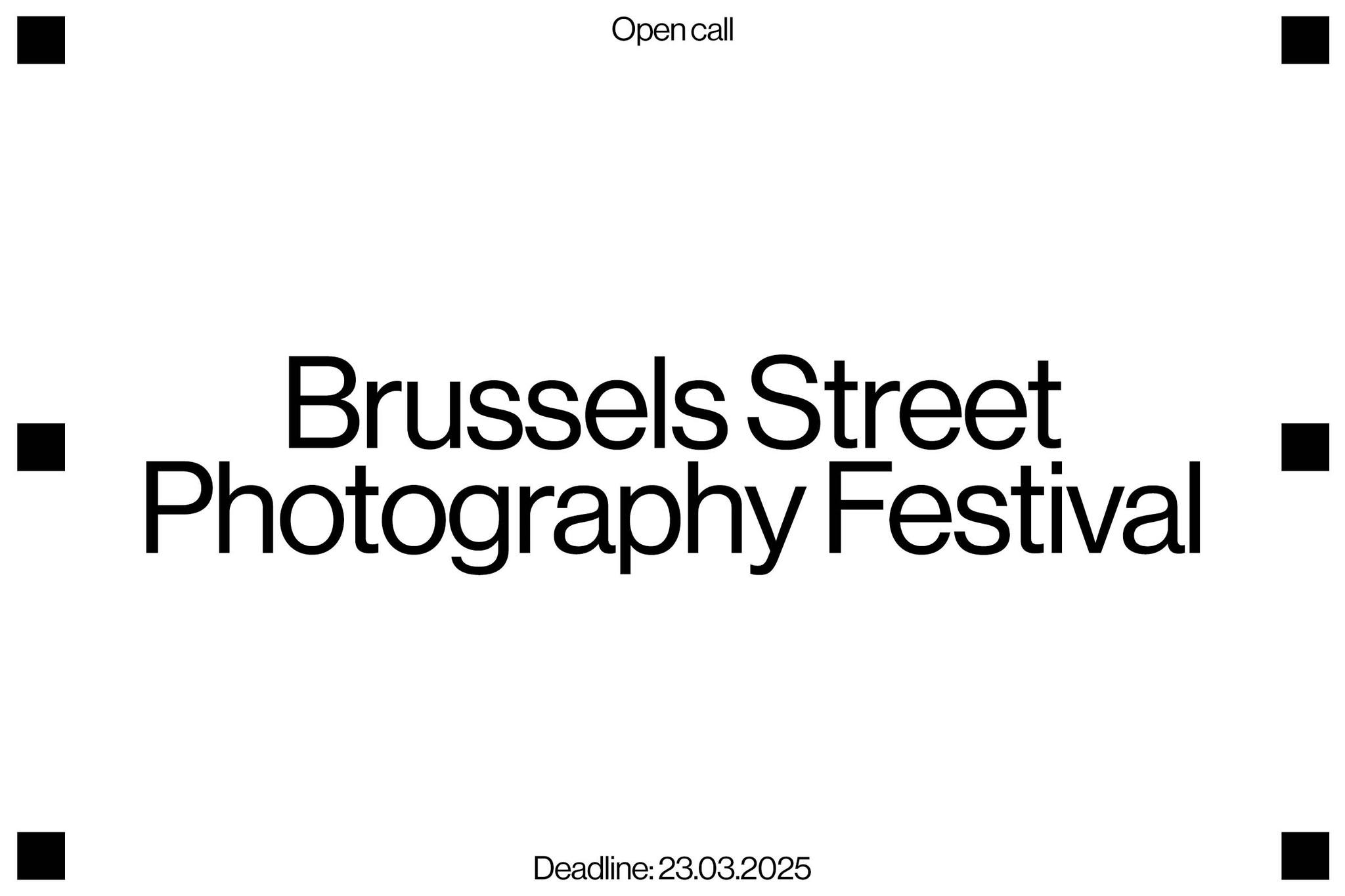 Image de l'événement Brussels Street Photography Festival 2026