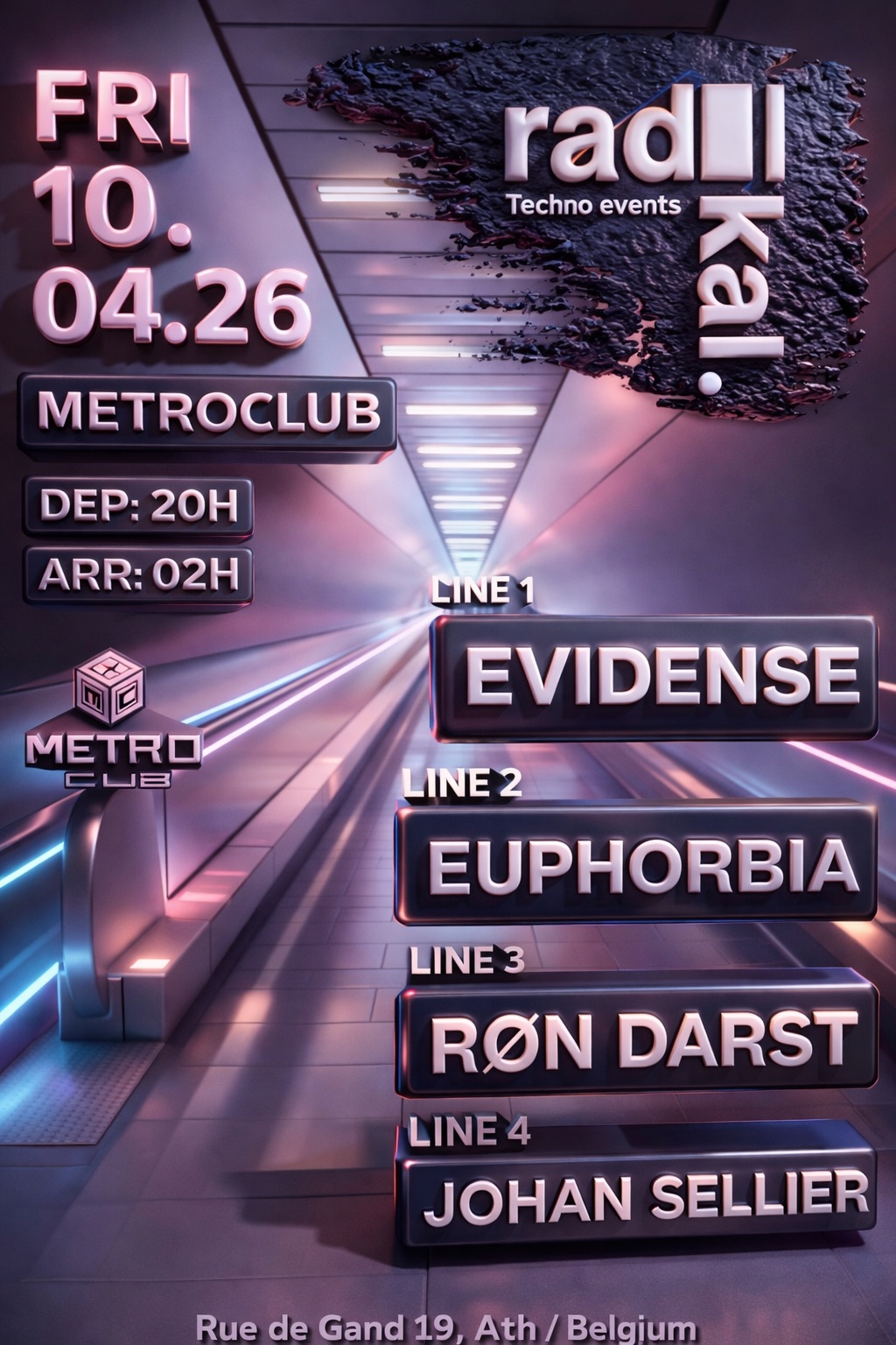 Image de l'événement [Radikal.]#5 @ MetroClub ! Girls vs Boys edition 🔊