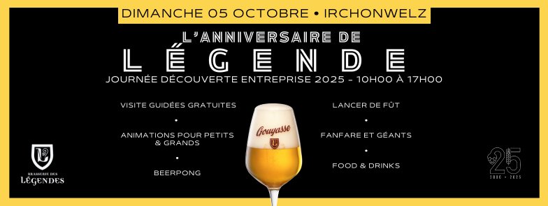 Image de l'événement Journée découverte entreprises : Brasserie des Légendes
